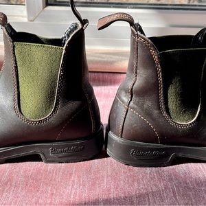 #519 WOMEN'S ORIGINALS CHELSEA BOOTS - STOUT BROWN / OLIVE (EU 35.5/ US Wom 6)